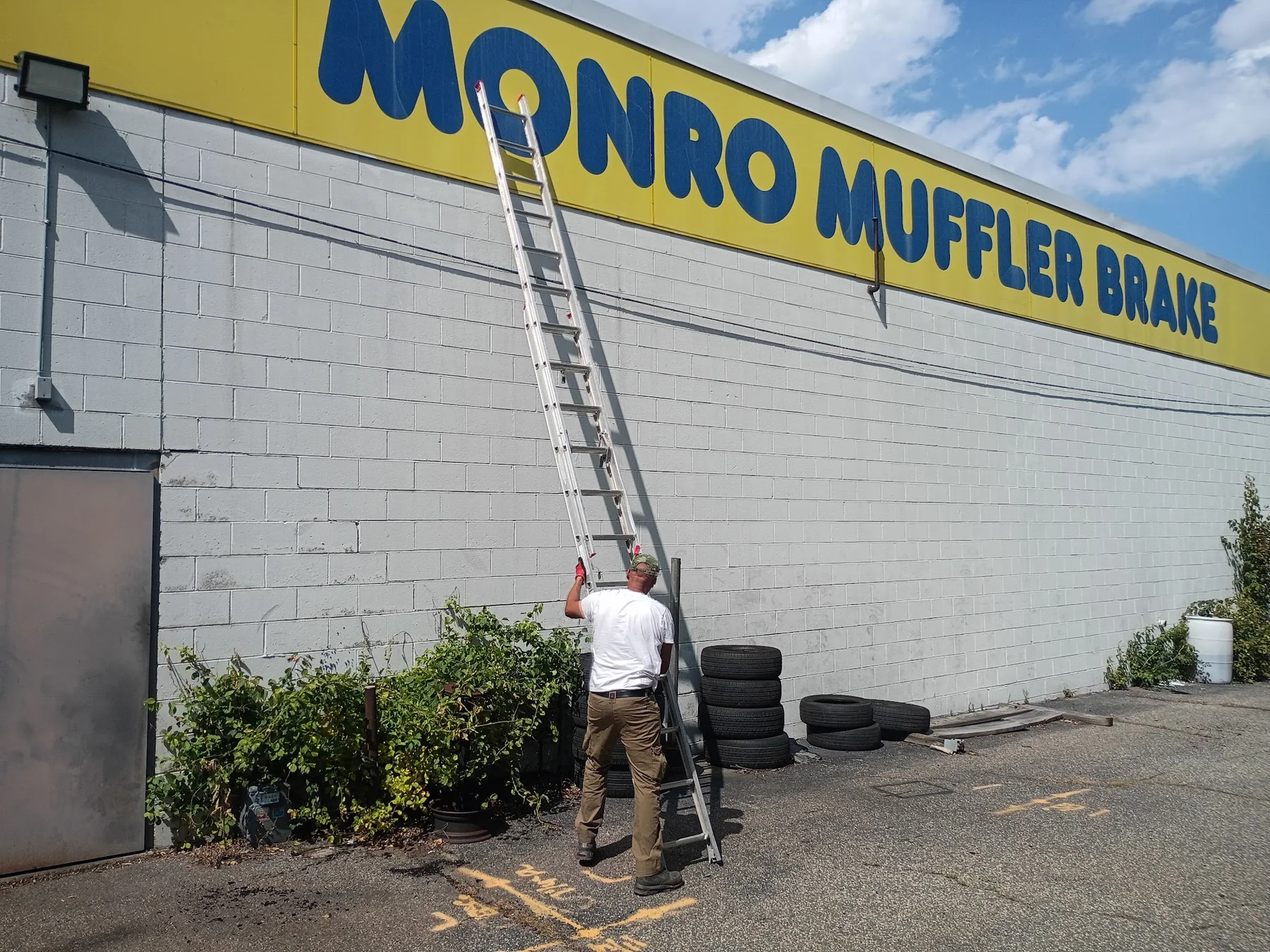 Pioneer Valley Junk Removal working at a commercial property